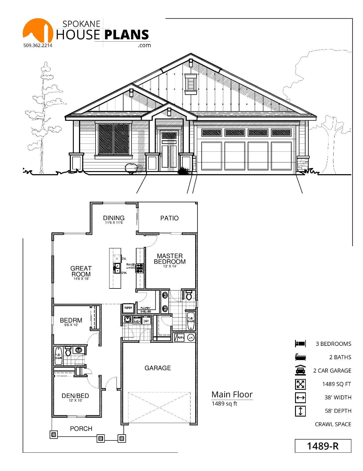 1489-R plan flyer