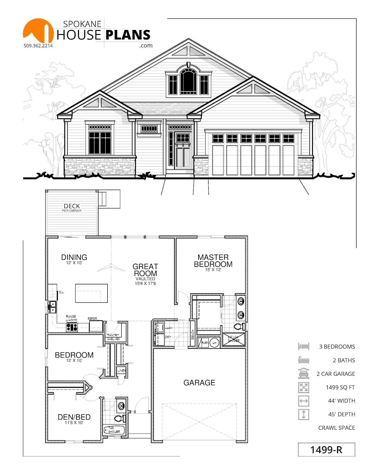 1499-R plan flyer