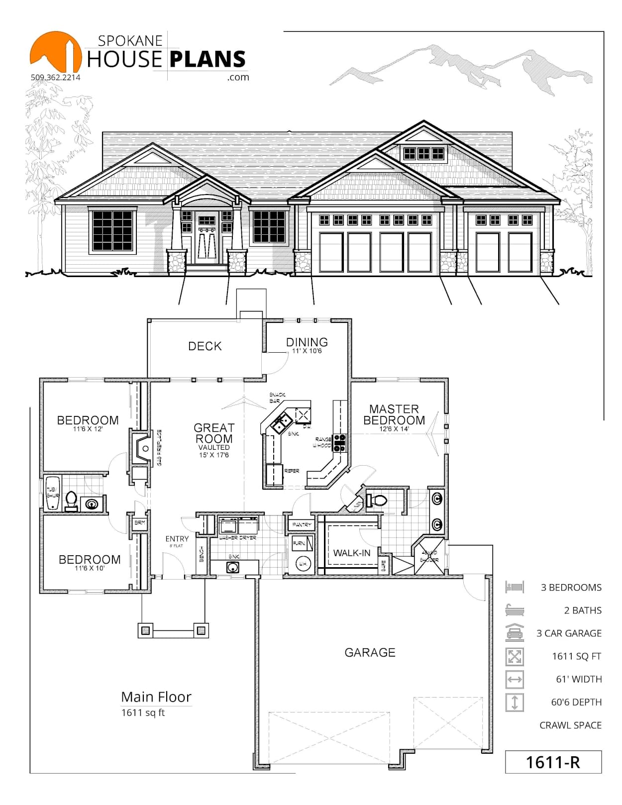 1611-R plan flyer