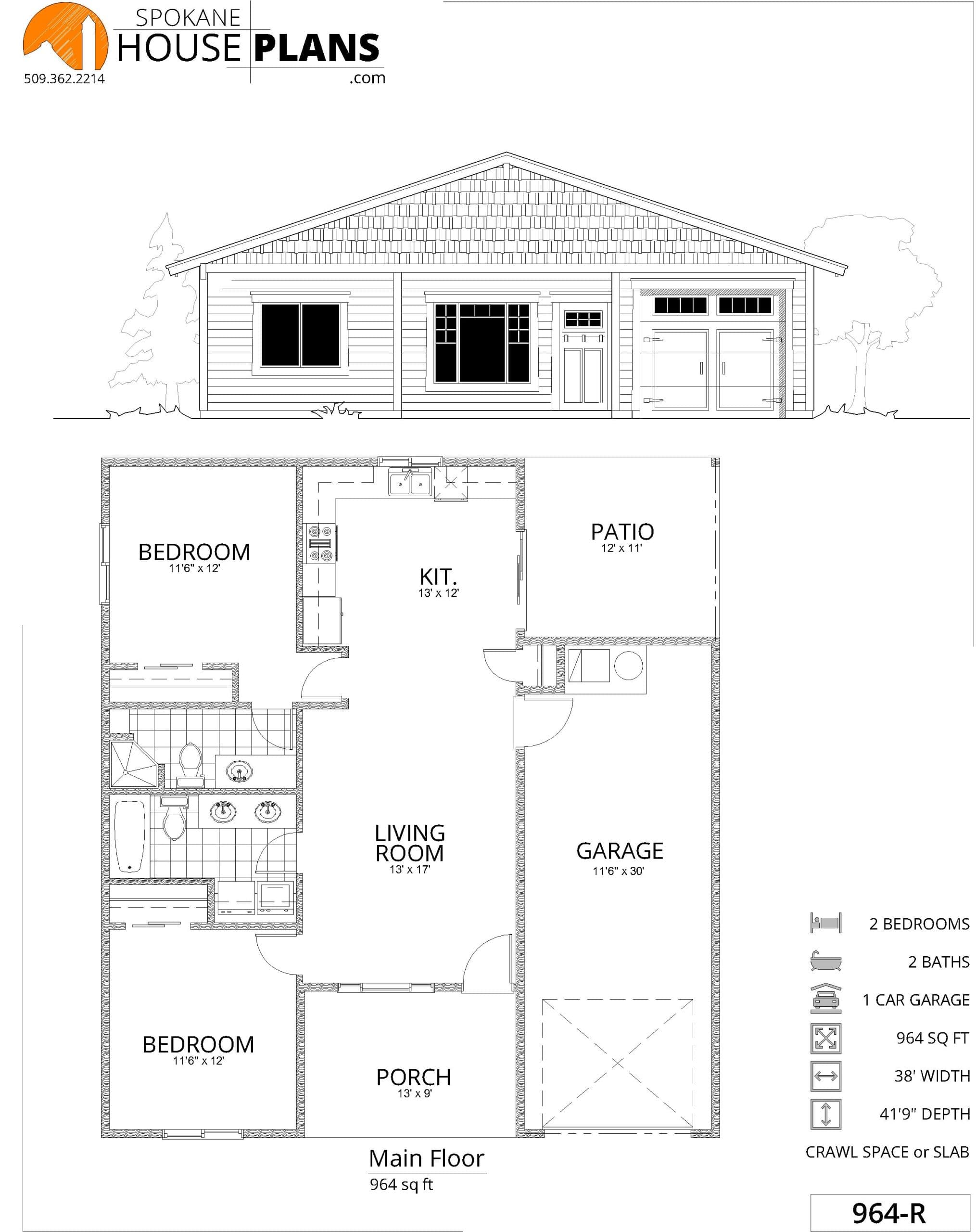 964-R plan flyer